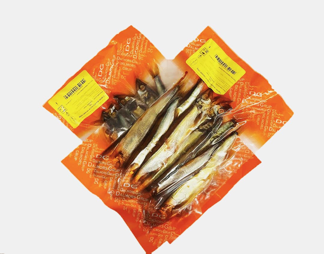 Capelin afumat la rece în vacum 200g