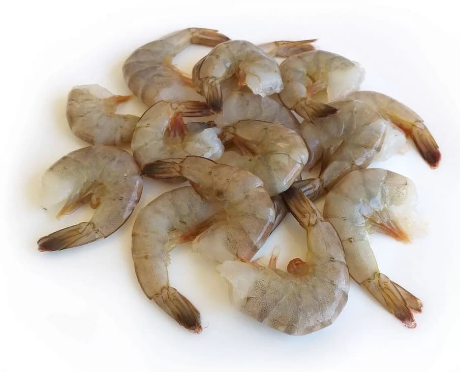 Crevete congelate Vannamei f/c decorticati 21/25