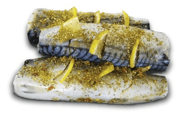 Macrou marinat cu lamaie 1kg (semifabricat congelat)